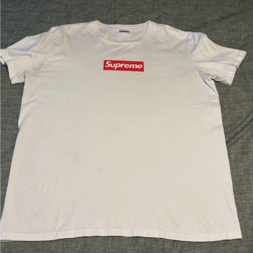 SUPREME 20th Anniversary Box Logo Tee – White – Size Large – SS14